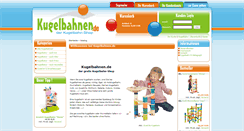 Desktop Screenshot of kugelbahnen.de